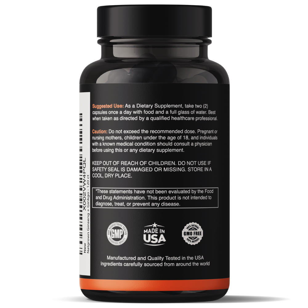 Natgrown Ginseng + Ginkgo Suggested Use