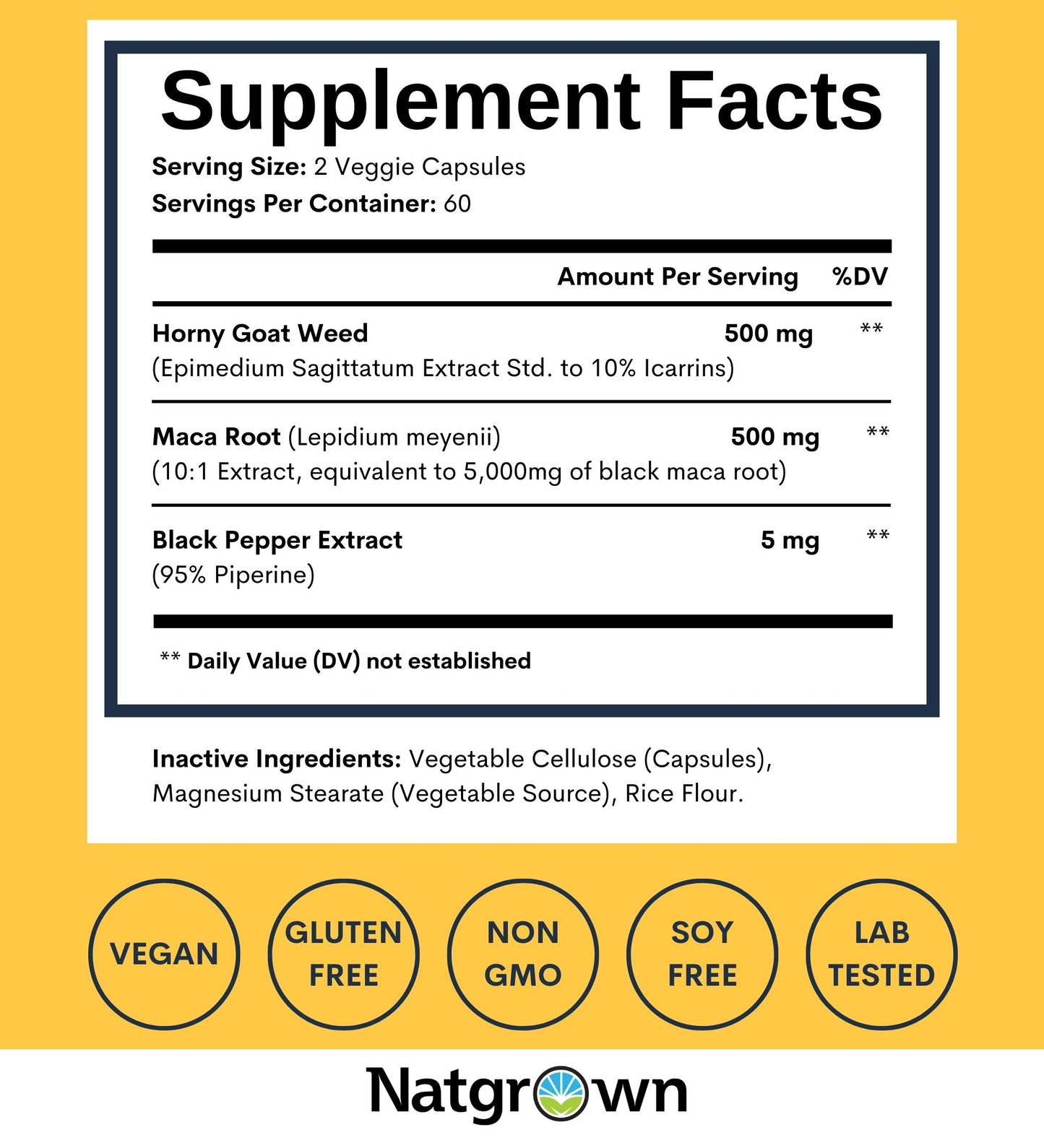 Horny Goat Weed & Maca Root