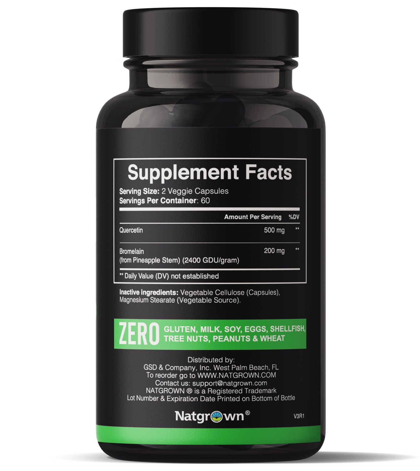 Quercetin with Bromelain