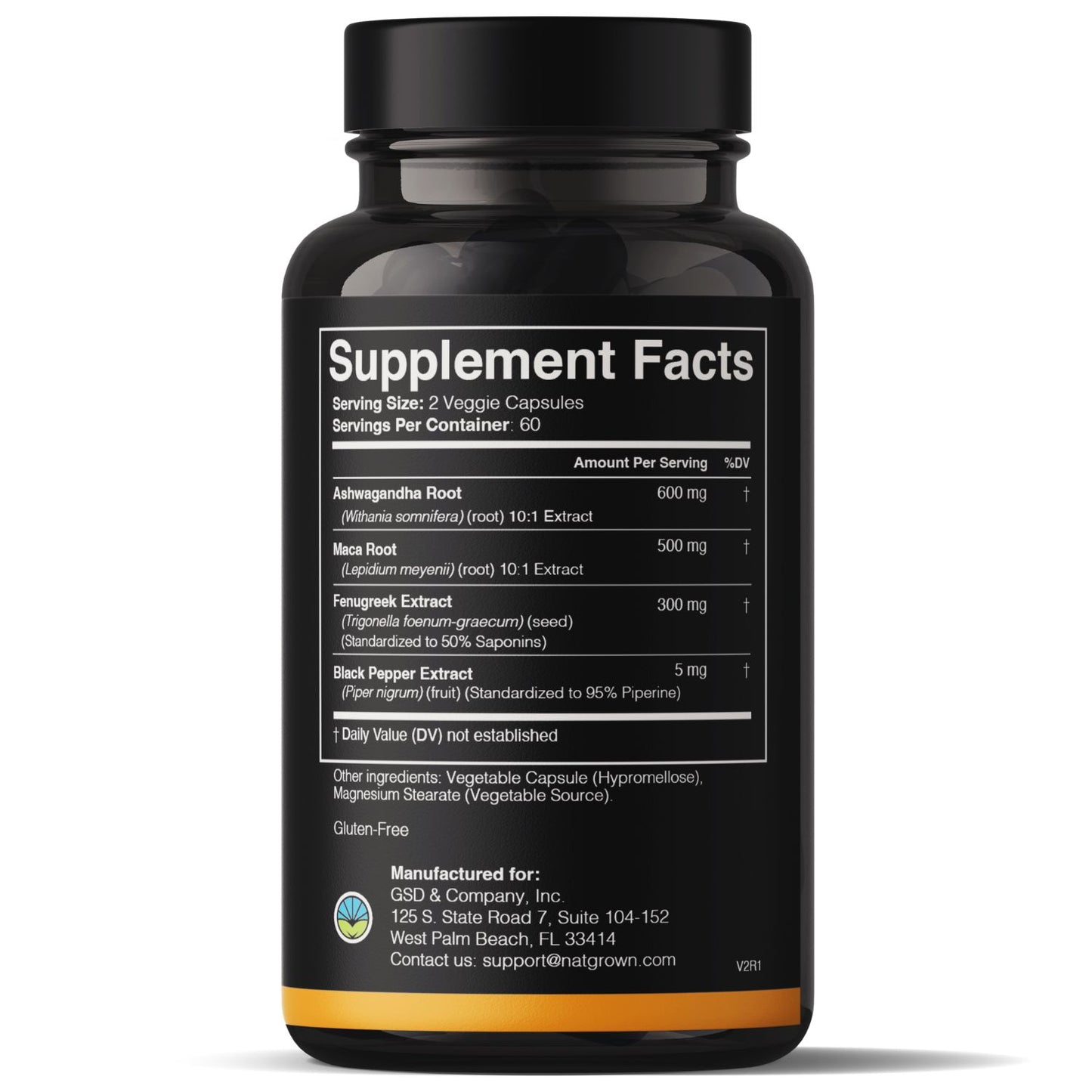 Ashwagandha Maca Root Fenugreek
