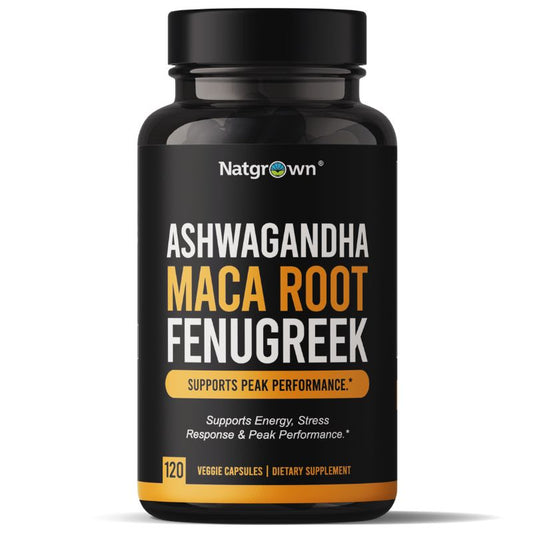 Natgrown Ashwagandha Maca Root Fenugreek