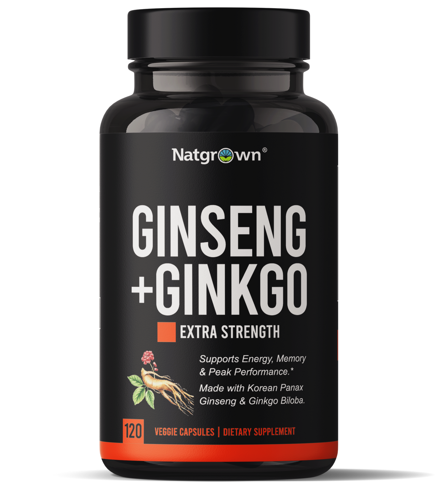 Panax Ginseng with Ginkgo Biloba