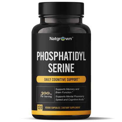 Natgrown PhosphatidylSerine 300mg - Daily Cognitive Support - 120ct